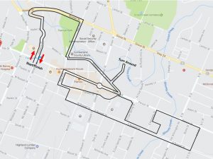 10K Cinco de Mayo Course Map